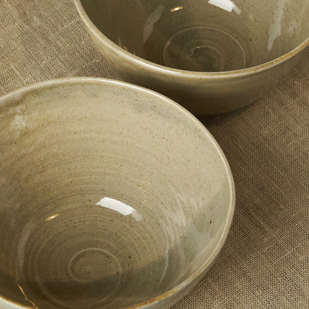 Set bowl Celadon *woodfired