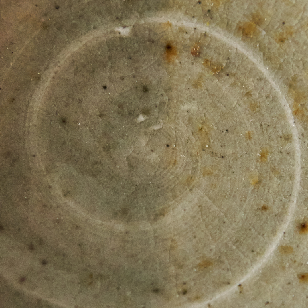 Set bowl e pouring bowl Celadon *woodfired