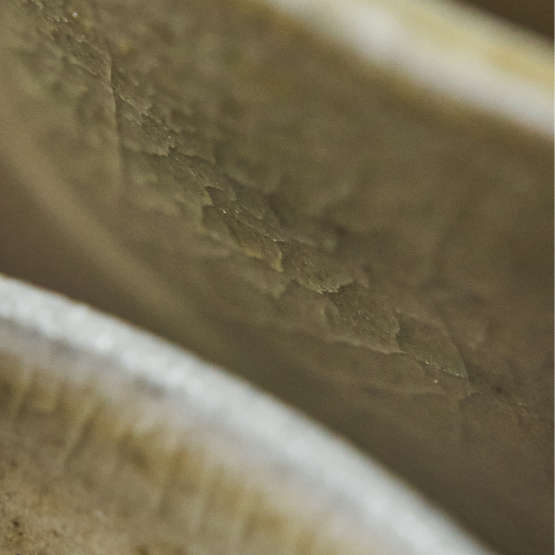 Set bowl e pouring bowl Celadon *woodfired