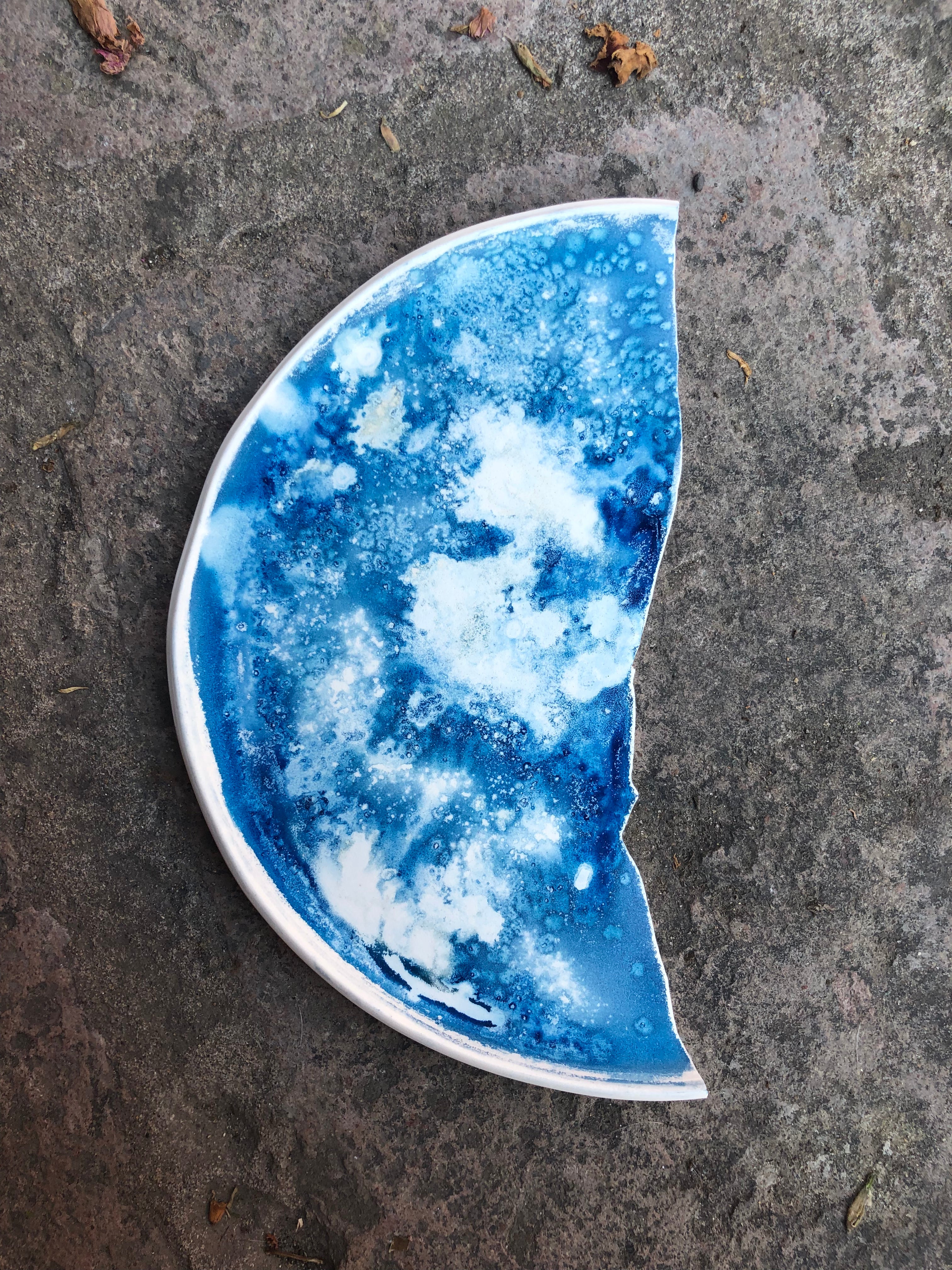 Cianotipia su ceramica - workshop di gruppo